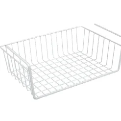Gifi Rangement De Cuisine^Corbeille blanche à suspendre Metaltex