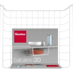 Gifi Rangement De Cuisine^Corbeille blanche à suspendre Metaltex