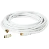 Cordon antenne blanc L.5 m avec adaptateur^Gifi Outlet