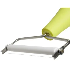 Gifi Préparation Culinaire^Coupe fromage en inox et plastique vert