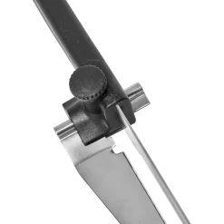 Gifi Préparation Culinaire^Couteau à trancher réglable noir en inox