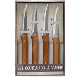 Gifi Préparation Culinaire^Couteau à viande x4
