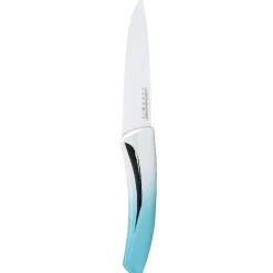 Gifi Préparation Culinaire^Couteau céramique manche coloré x 3 et éplucheur