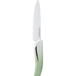 Gifi Préparation Culinaire^Couteau céramique manche coloré x 3 et éplucheur
