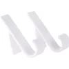 Best Crochet plastique blanc H9,5cm x2 Rangement