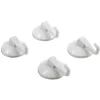 Best Crochet ventouse x4 blanc plastique Rangement