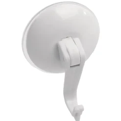 Best Crochet ventouse x4 blanc plastique Rangement