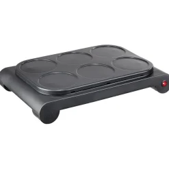 Gifi Petit Électroménager^Crêpière 6 personnes aluminium noir 1000W