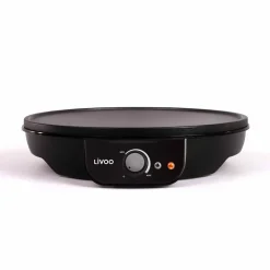 Gifi Petit Électroménager^Crêpière Livoo métal noir 1 000W