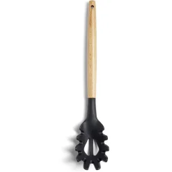 Gifi Préparation Culinaire^Cuillère à spaghetti en silicone avec manche en bois L.31cm