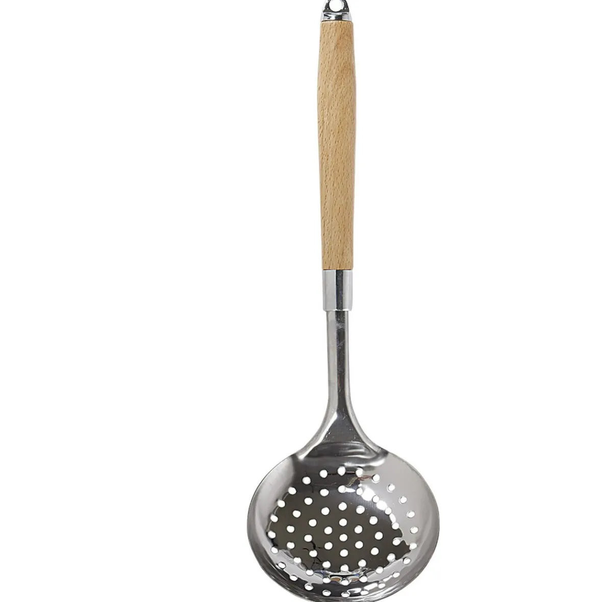 Gifi Préparation Culinaire^Écumoire en inox avec manche en bois