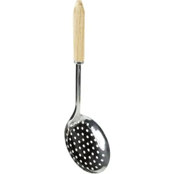 Gifi Préparation Culinaire^Écumoire en inox avec manche en bois