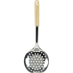 Gifi Préparation Culinaire^Écumoire en inox avec manche en bois