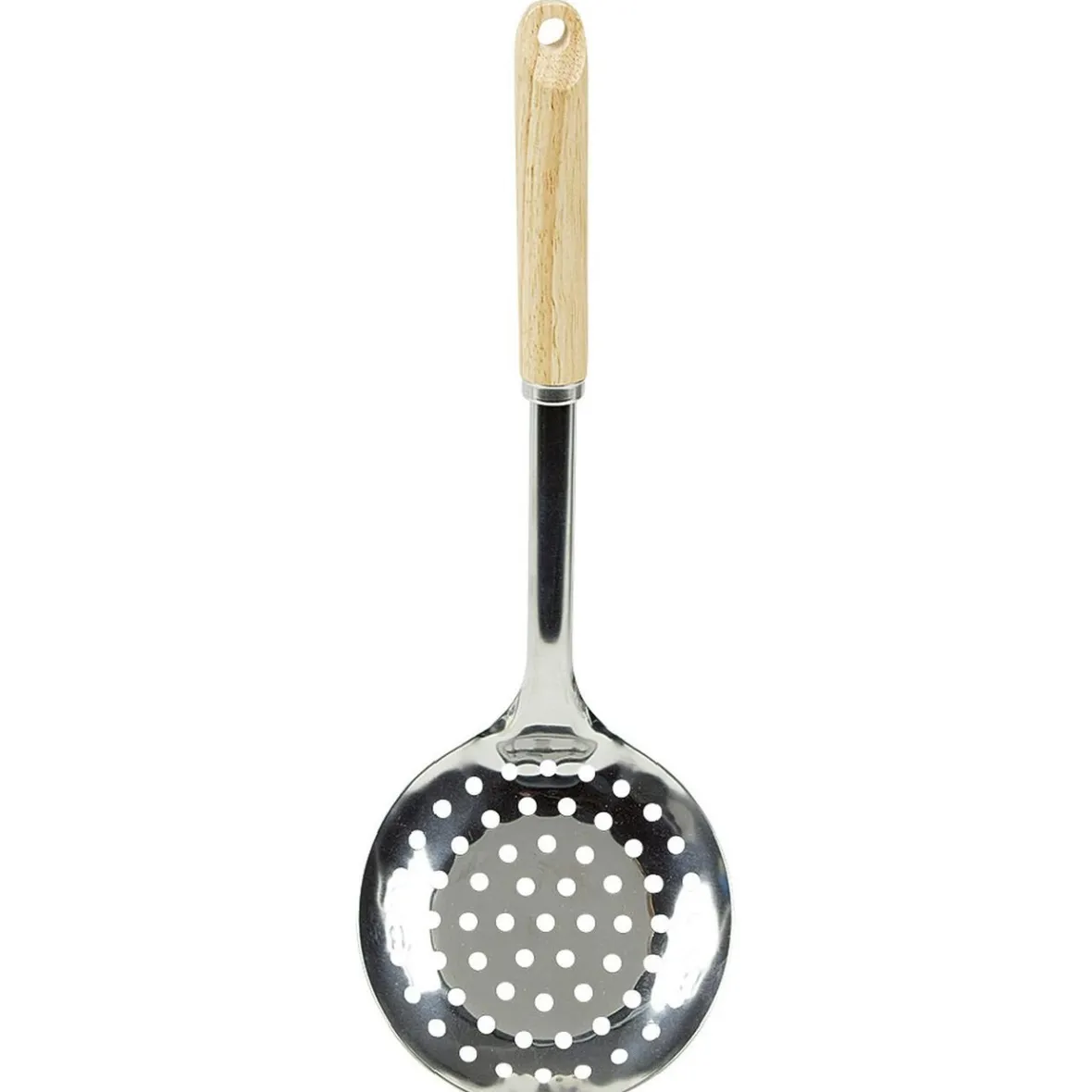 Gifi Préparation Culinaire^Écumoire en inox avec manche en bois