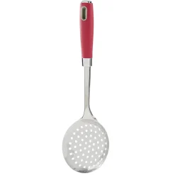 Gifi Préparation Culinaire^Écumoire en inox manche en polypropylène rouge