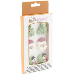 Gifi Préparation Culinaire^Décor sucré pour gâteau de Noël x6