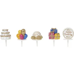 Gifi Préparation Culinaire^Décoration pour gâteau d'anniversaire x5
