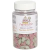Gifi Préparation Culinaire^Décors sucrés feuilles de houx rose et vert 50 g Framboiselle