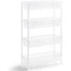 Gifi Rangement De Cuisine^Desserte 4 niveaux plastique transparent 50x19,5xH82cm