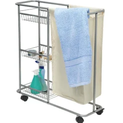 New Desserte de buanderie 3 étages gris Entretien Du Linge