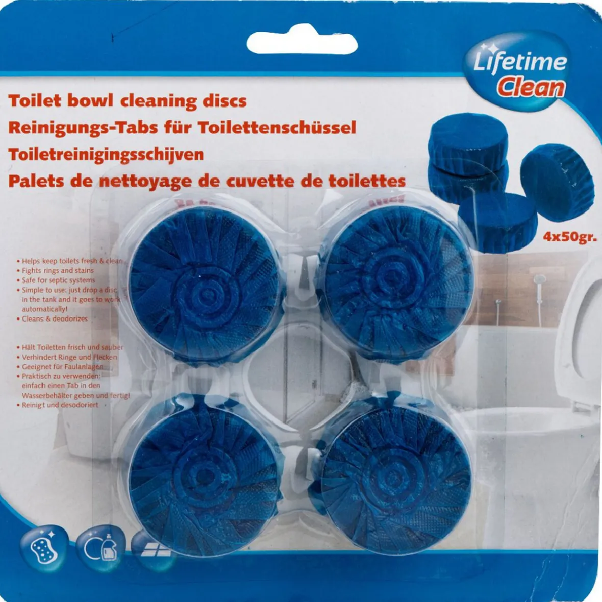 Best Disque de nettoyage pour toilette x4 Nettoyage Et Entretien