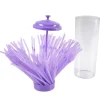 Gifi Préparation Culinaire^Distributeur de pailles violettes