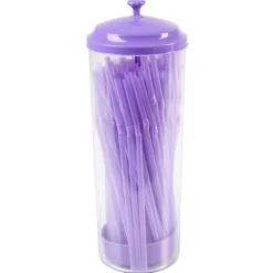 Gifi Préparation Culinaire^Distributeur de pailles violettes