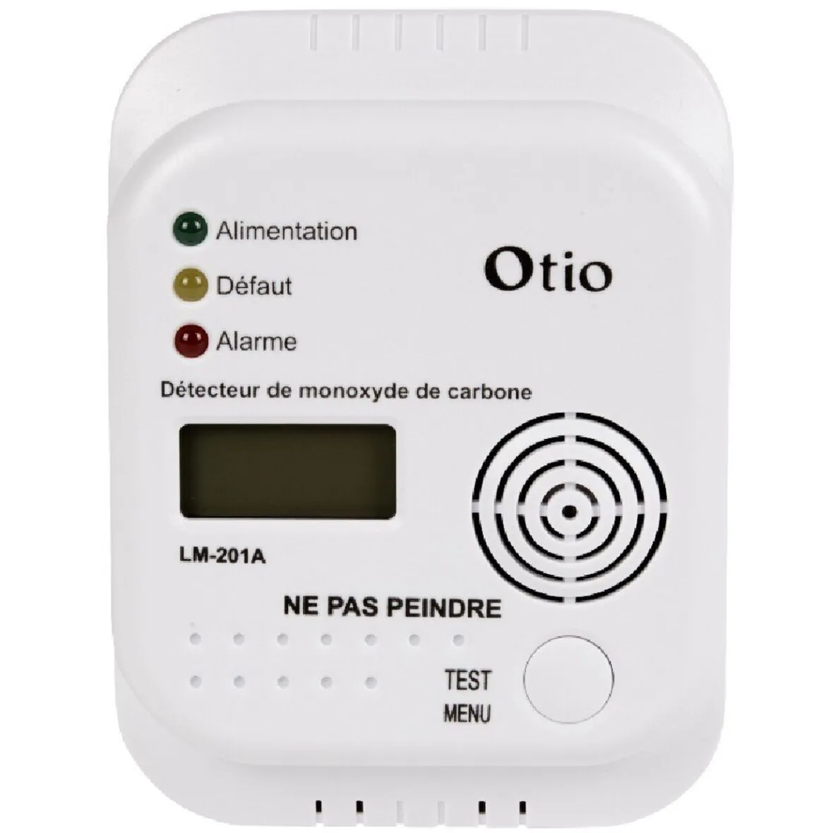 Détecteur de monoxyde de carbone^Gifi