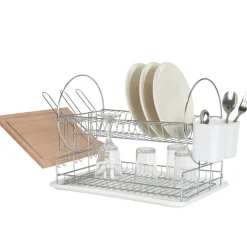 Gifi Rangement De Cuisine^Egouttoir à vaisselle blanc