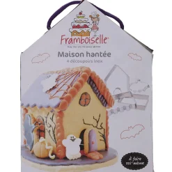 Gifi Préparation Culinaire^Emporte pièces maison hantée Halloween chauve souris x4