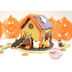 Gifi Préparation Culinaire^Emporte pièces maison hantée Halloween chauve souris x4
