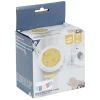 New Enrouleur corde à linge rétractable 8 m jaune et blanc Entretien Du Linge