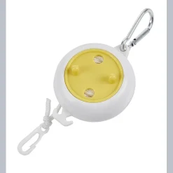 New Enrouleur corde à linge rétractable 8 m jaune et blanc Entretien Du Linge
