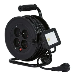 Enrouleur électrique avec projecteur LED^Gifi