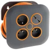 Enrouleur 7M - 3 prises 16A+2USB^Gifi Hot
