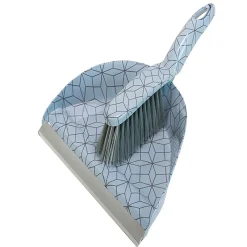 Best Ensemble pelle balayette motif géométrique gris Nettoyage Et Entretien