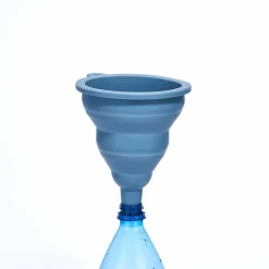 Gifi Préparation Culinaire^Entonnoir pliable rétractable en silicone bleu