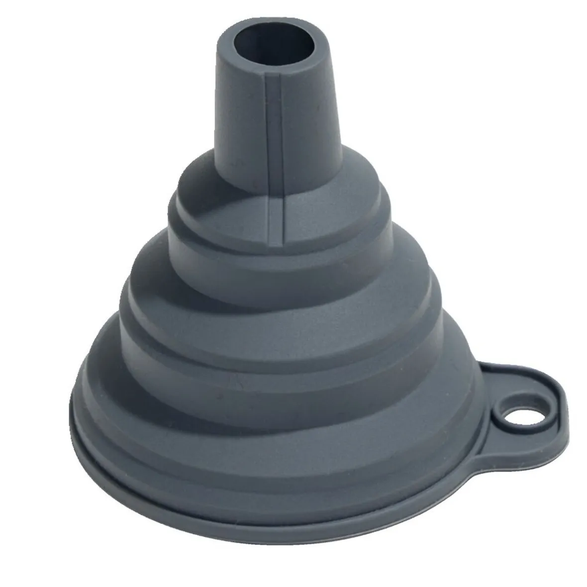 Gifi Préparation Culinaire^Entonnoir rétractable silicone gris