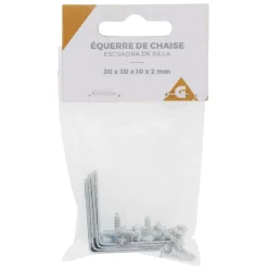 Equerre chaise 30x30x10 mm - Largeur 2 mm^Gifi Discount