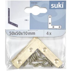 Equerre fenêtre 50mm métal x4^Gifi