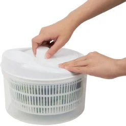Gifi Préparation Culinaire^Essoreuse à salade plastique blanc 4,5l