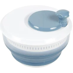 Gifi Préparation Culinaire^Essoreuse à salade rétractable 3,5 L bleu et blanc