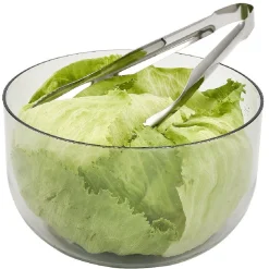 Gifi Préparation Culinaire^Essoreuse 3en1 hachoir et bol transparent et vert