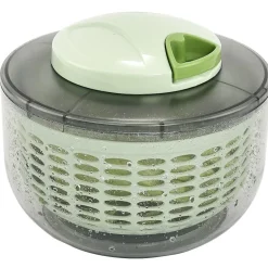 Gifi Préparation Culinaire^Essoreuse 3en1 hachoir et bol transparent et vert