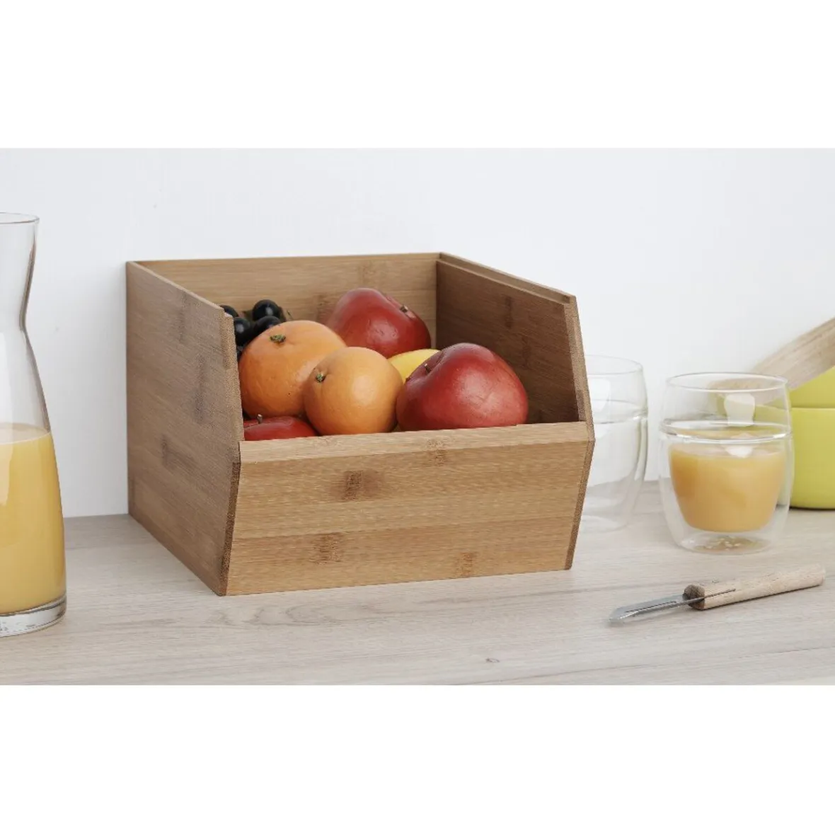 Gifi Rangement De Cuisine^Etagère superposable bambou