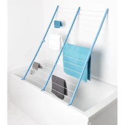 New Etendoir à linge baignoire extensible bleu Entretien Du Linge