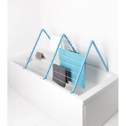 New Etendoir à linge baignoire extensible bleu Entretien Du Linge