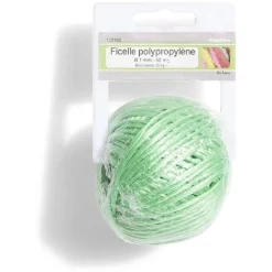 Ficelle en polypropylène vert Ø1 mm - L.50 m^Gifi Discount