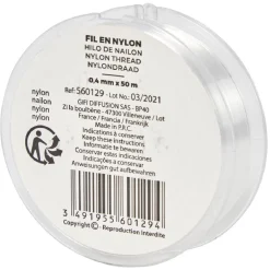 Fil nylon transparent 0,4 mm x 50 m^Gifi Online