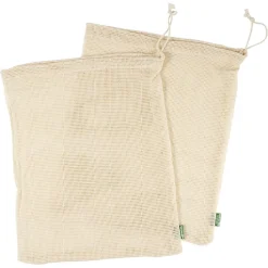 Gifi Conservation Alimentaire^Filet à fruits et légumes en coton réutilisable 36x35cm